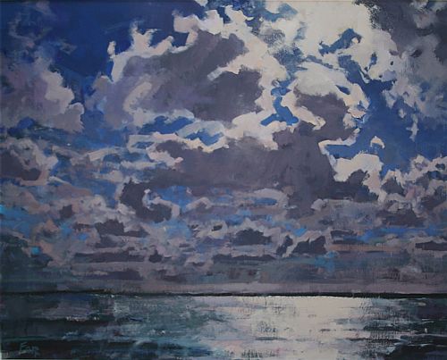 Unknown - Clouds over Ventry Bay/ scoimaill o scionn cheann trá